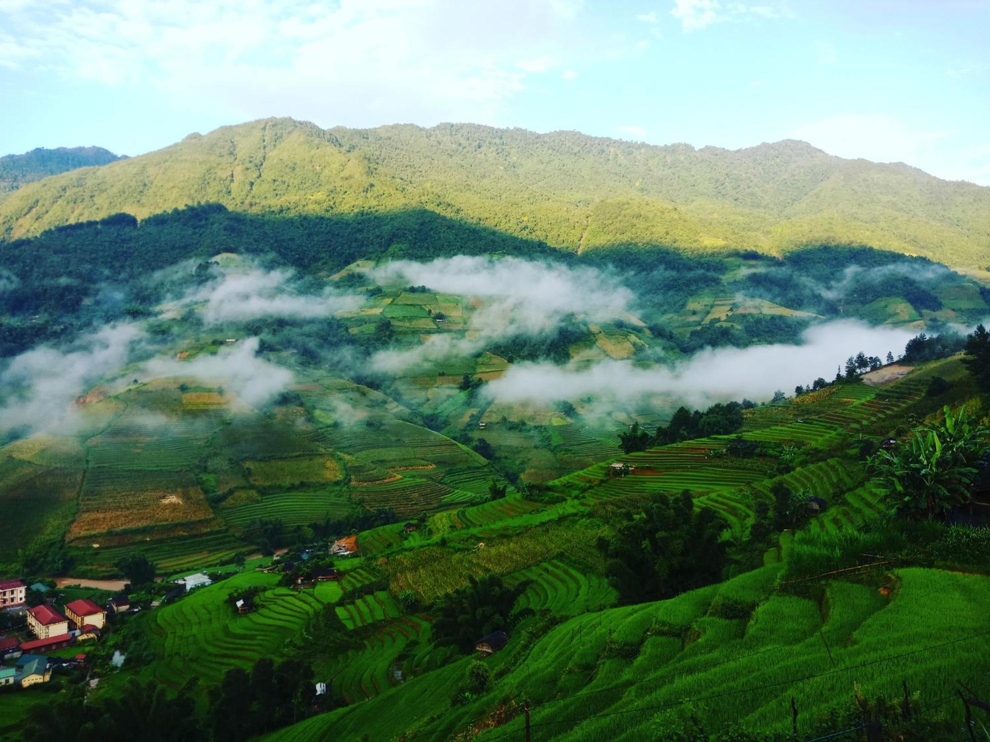 Mu Cang Chai Big View Homestay, Tour & Vegetarian מראה חיצוני תמונה