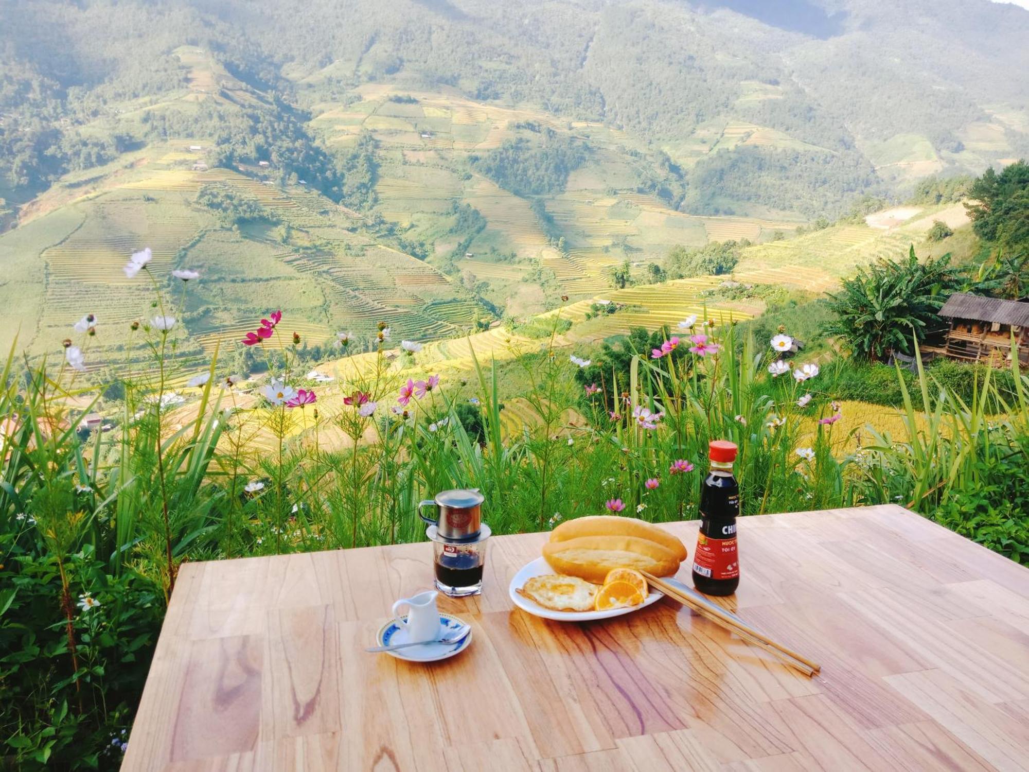Mu Cang Chai Big View Homestay, Tour & Vegetarian מראה חיצוני תמונה