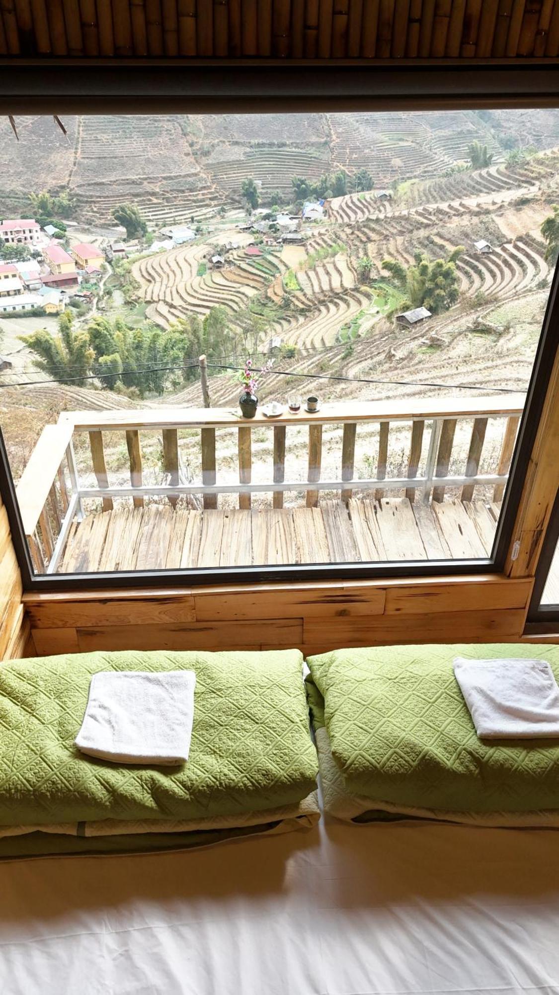 Mu Cang Chai Big View Homestay, Tour & Vegetarian מראה חיצוני תמונה